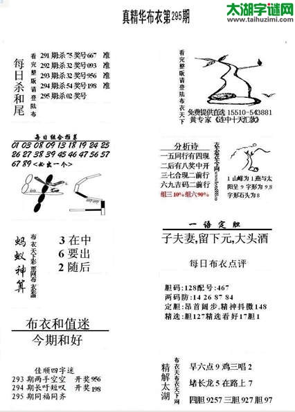 3d295期：精华布衣天下