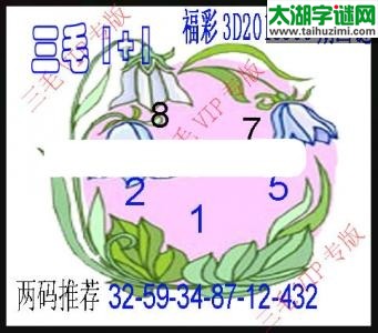 3d306期：老版三毛中奖图