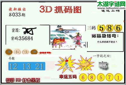 3d033期抓码王