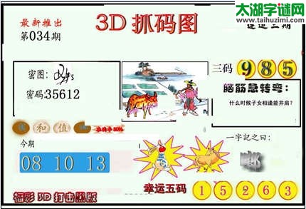 3d034期抓码王