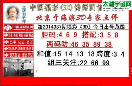 于海滨专家点评14337期