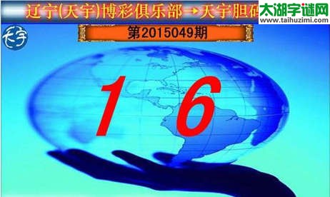 天宇图谜胆码图-15049期