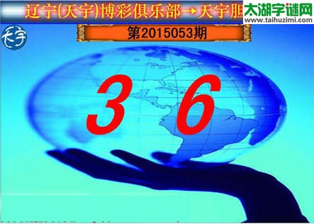 天宇图谜胆码图-15053期