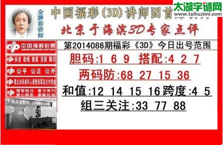 于海滨专家点评15086期