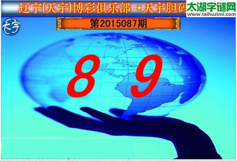 天宇图谜胆码图-15087期