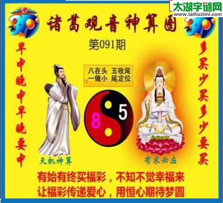 3d091期：诸葛观音神算(金胆玄机图)