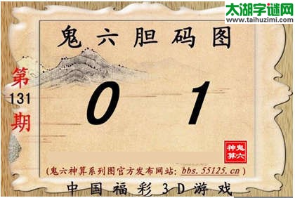 鬼六神算胆码图-15131期