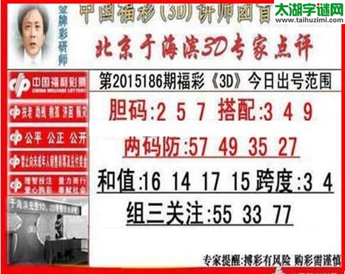 于海滨专家点评15186期