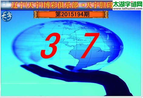 天宇图谜第2015194期胆码图