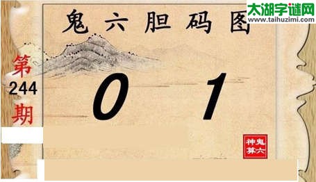 鬼六神算胆码图-15244期