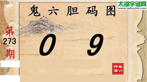 鬼六神算胆码图-15273期