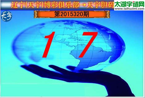 天宇图谜第2015320期胆码图