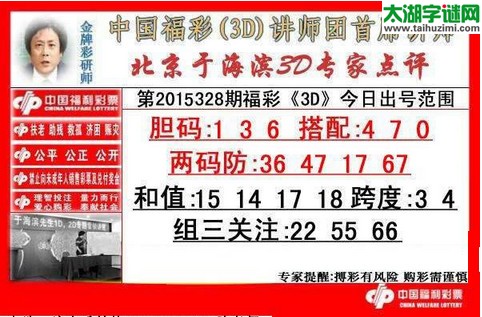 于海滨专家点评15328期