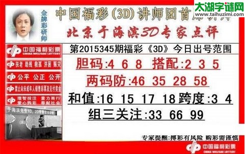 于海滨专家点评15345期