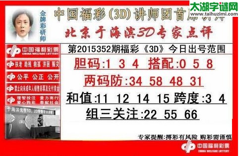 于海滨专家点评15352期