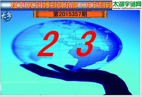 天宇图谜第2015357期胆码图