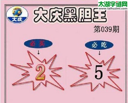 3d039期：大庆黑胆王图迷