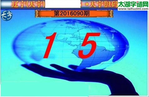 天宇图谜第2016090期胆码图