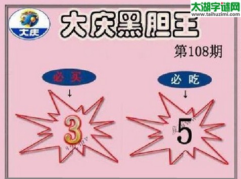 3d108期：大庆黑胆王图迷