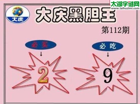 3d112期：大庆黑胆王图迷