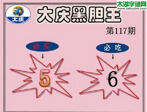 3d117期：大庆黑胆王图迷