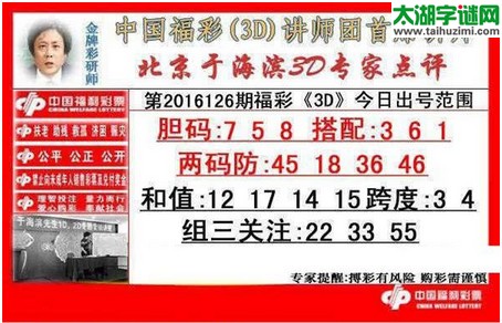 于海滨专家点评16126期