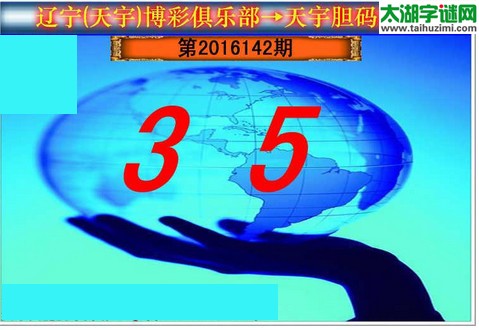 天宇图谜第2016142期胆码图