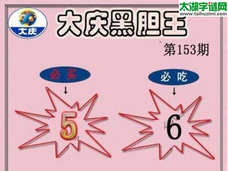 3d153期：大庆黑胆王图迷