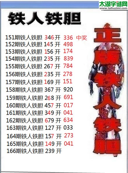 3d166期：鬼六图库3d图谜总汇