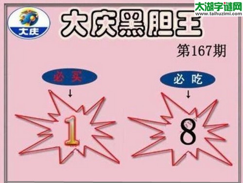 3d167期：大庆黑胆王图迷