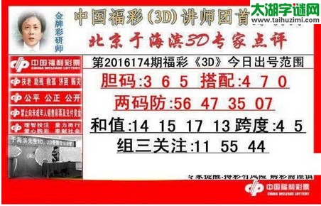 于海滨专家点评16174期