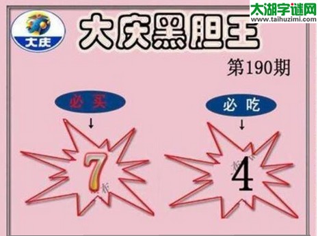 3d190期：大庆黑胆王图迷