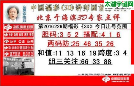 于海滨专家点评16229期