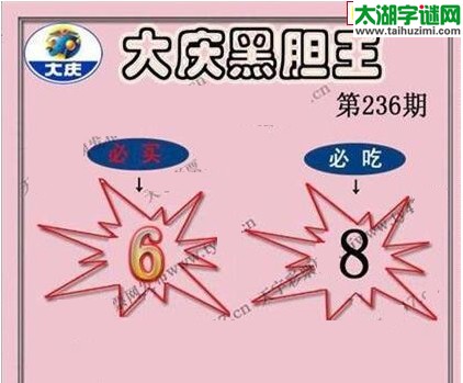 大庆黑胆王图16236期