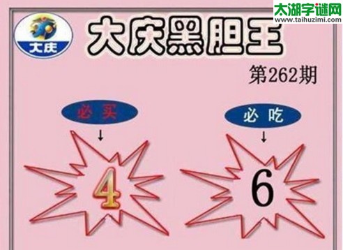 大庆黑胆王图16262期