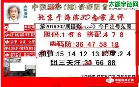 于海滨专家点评16302期