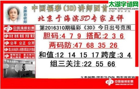 于海滨专家点评16310期