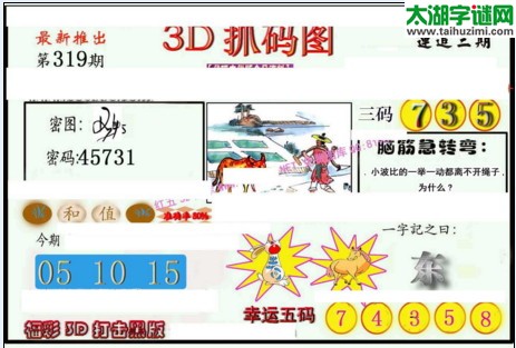 3d319期：红五3d图库总汇（复式定位）