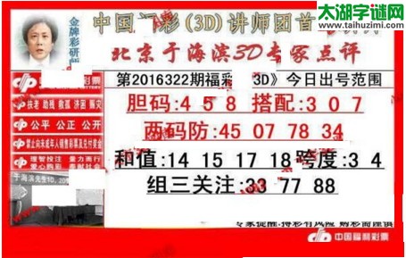 于海滨专家点评16322期