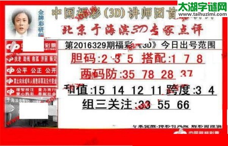 于海滨专家点评16329期