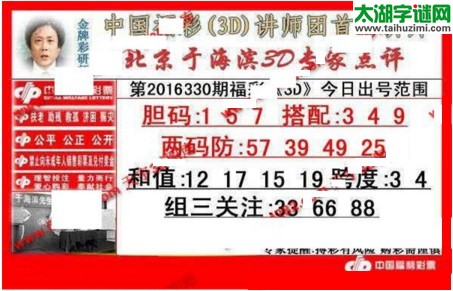 于海滨专家点评16330期