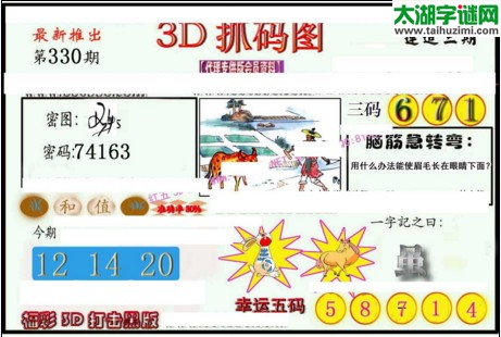 3d330期：红五3d图库总汇（复式定位）