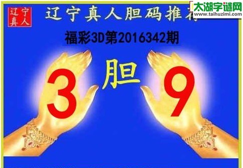 3d342期：辽宁真人一句定三码