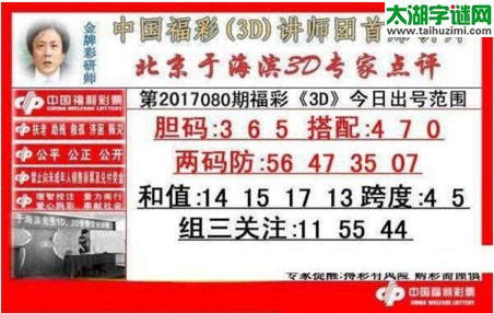 于海滨专家点评17080期