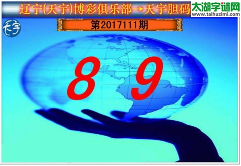 3d111期：天宇一句定三码+胆码图