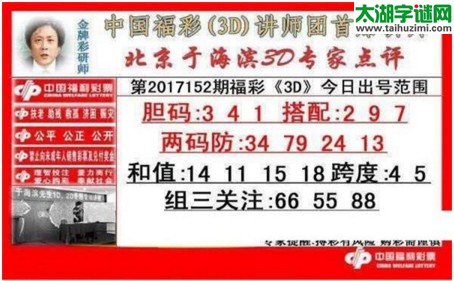 于海滨专家点评17152期