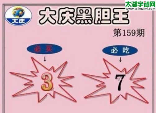 大庆黑胆王图17159期