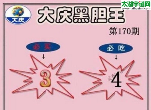 大庆黑胆王图17170期