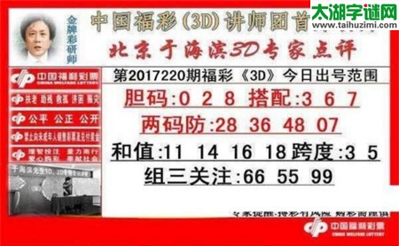 于海滨专家点评17220期