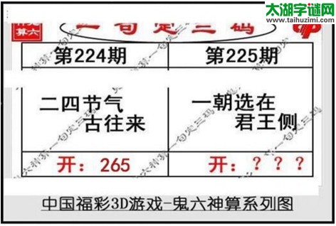 鬼六神算胆码图-17225期